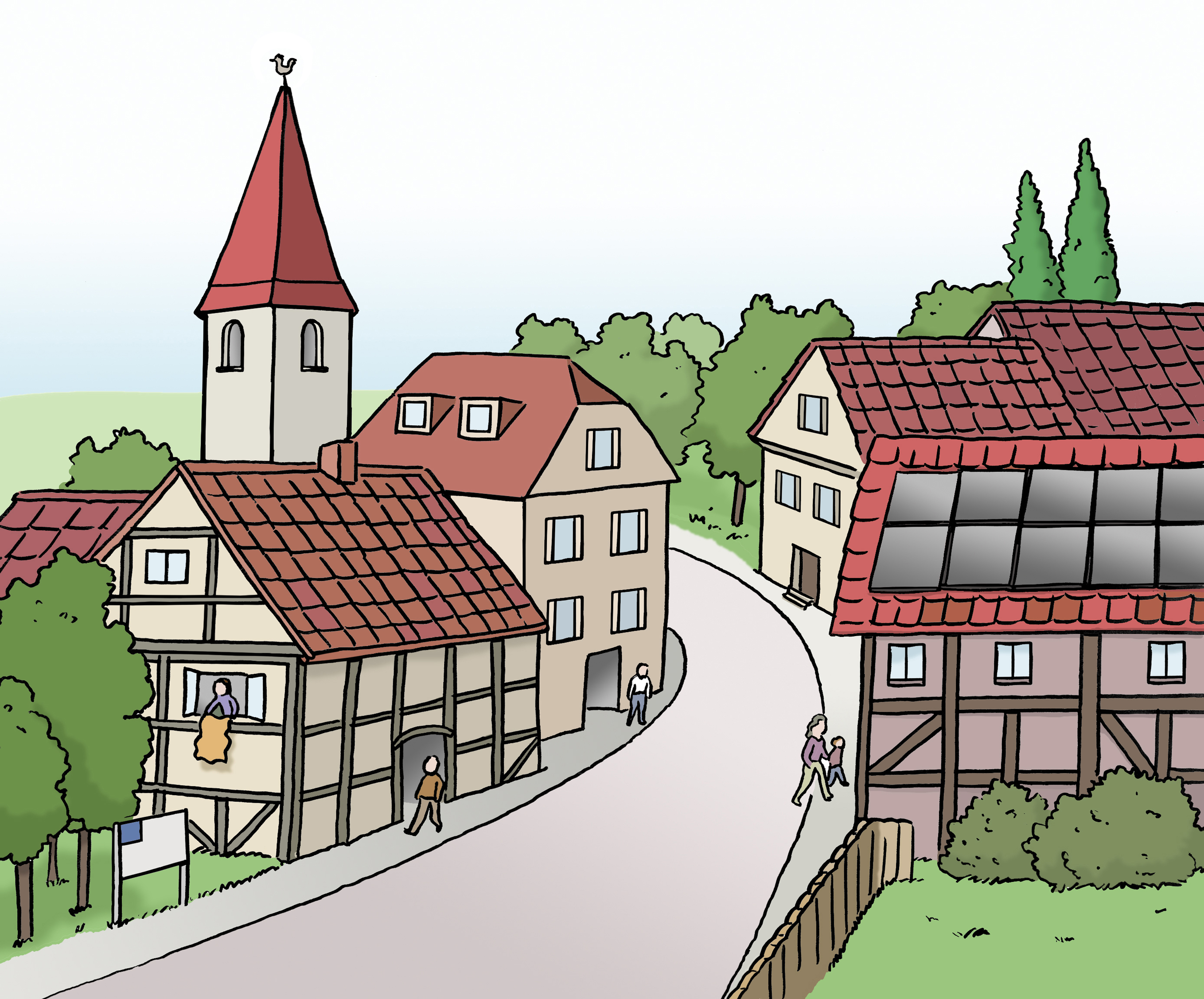 Dorf - Leichte Sprache Dorf